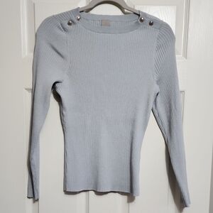 H&M Ribbed Long Sleeve Top